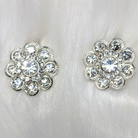 Jewelry - Crystal Flower Earrings Jewelry - Crystal Flower Earrings